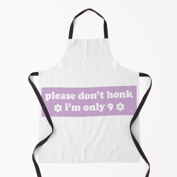 Item preview, Please Don't Honk I'm Only 9 Funny Bumper designed and sold by fanky-bumper.
