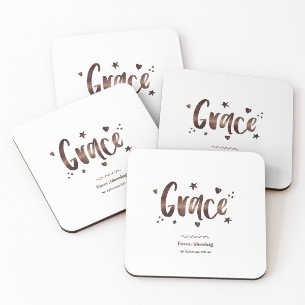Item preview, Grace | Ephesians 2 8 | Favor Blessing | Christian Name with Biblical Meaning For Girl | Christian Name Collection designed and sold by Blessed Be Your Name.