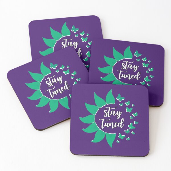 Item preview, stay tuned t-shirt, motivation, social relations designed and sold by NinaCreator.