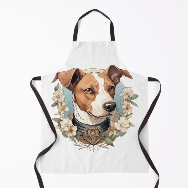 Item preview, Boho Cute Dog with wreath Graphic Watercolor Menagerie A Celebration of Animals in Every Form designed and sold by dcohea.