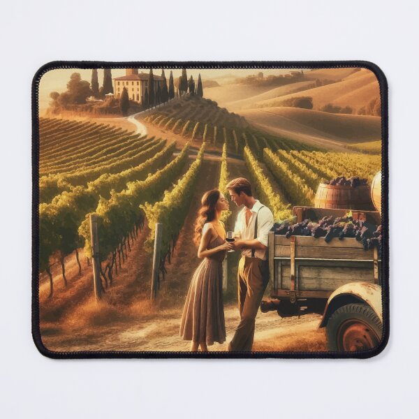 Item preview, Tuscan Romance - Vineyard Love at Sunset designed and sold by FarBeyound.