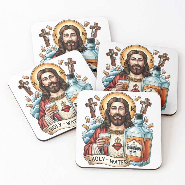 Item preview, Funny Bourbon Jesus Whiskey Holy Water designed and sold by ryanapples2.