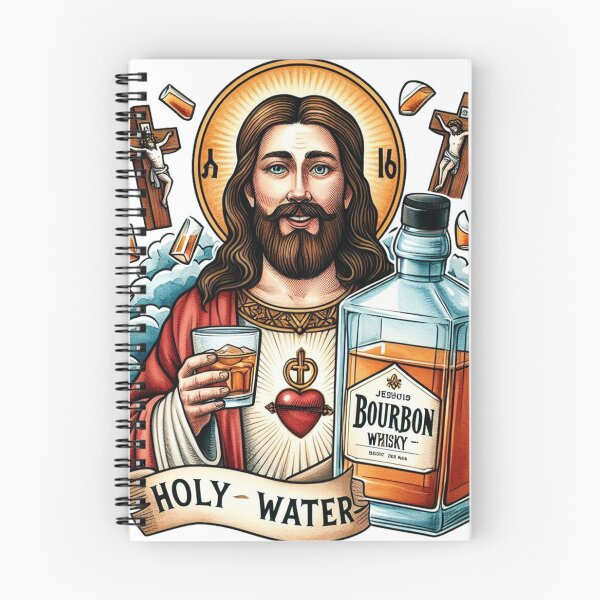 Item preview, Funny Bourbon Jesus Whiskey Holy Water designed and sold by ryanapples2.
