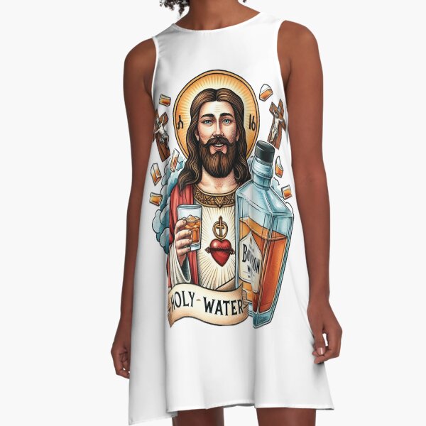 Item preview, Funny Bourbon Jesus Whiskey Holy Water designed and sold by ryanapples2.
