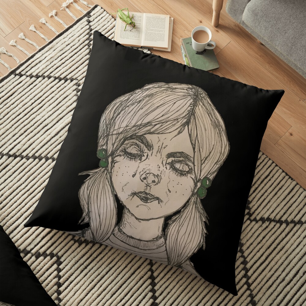 Sick, Sad World Floor Pillow