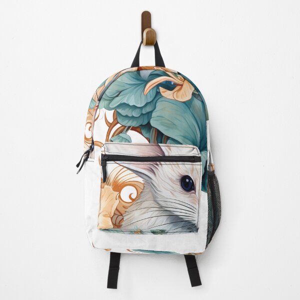 Item preview, Boho Cute White Mouse Graphic Watercolor Menagerie A Celebration of Animals in Every Form designed and sold by dcohea.