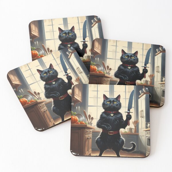 Item preview, Cat guardian designed and sold by LittleTwichArt.