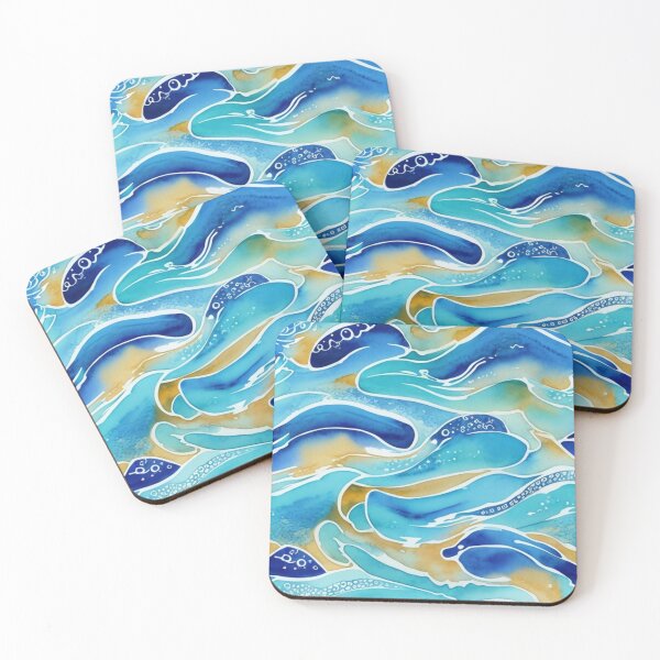 Item preview, Ocean Waves - Watercolor Design designed and sold by TGAL2.