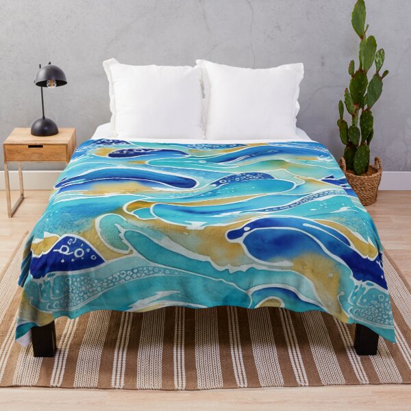 Item preview, Ocean Waves - Watercolor Design designed and sold by TGAL2.