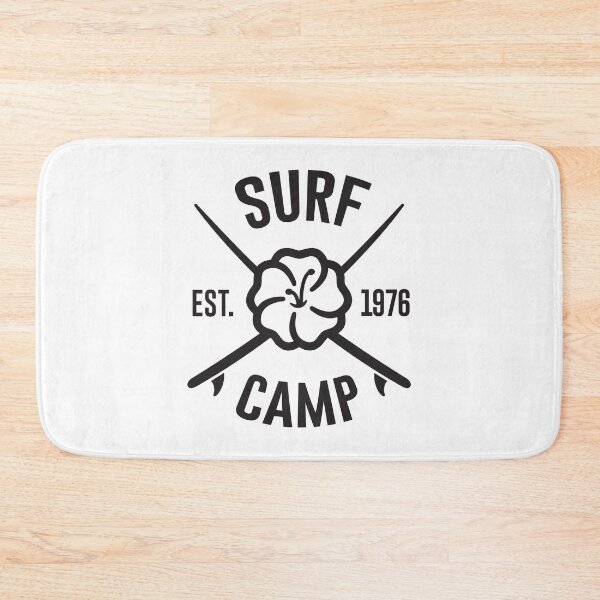 Item preview, Surf Camp Badge with Hawaii Flower designed and sold by Sargatal.