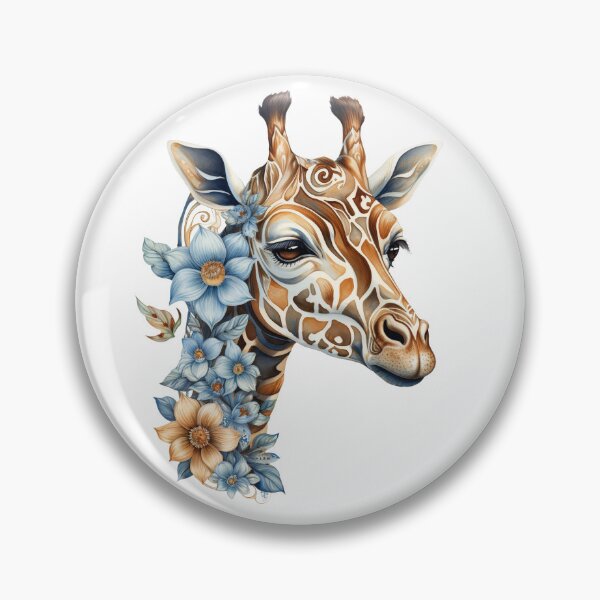 Item preview, Boho Cute Giraffe Graphic Watercolor Menagerie A Celebration of Animals in Every Form  designed and sold by dcohea.