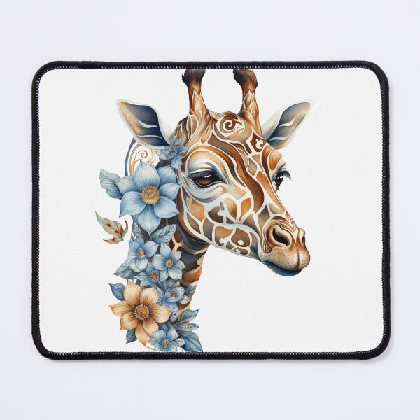 Item preview, Boho Cute Giraffe Graphic Watercolor Menagerie A Celebration of Animals in Every Form  designed and sold by dcohea.