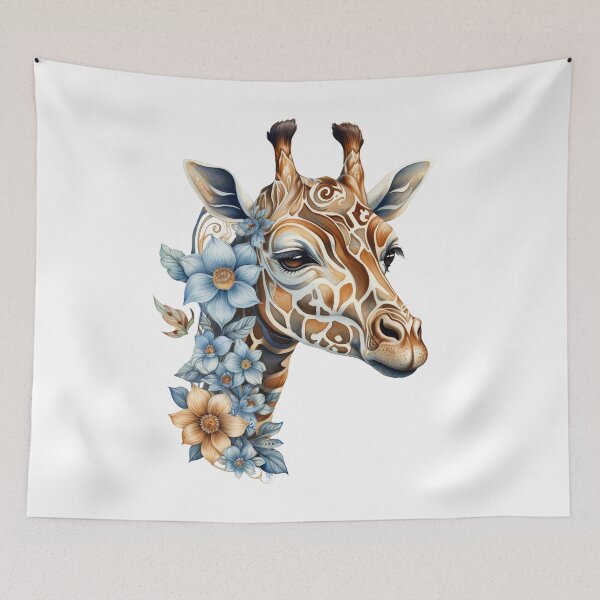 Item preview, Boho Cute Giraffe Graphic Watercolor Menagerie A Celebration of Animals in Every Form  designed and sold by dcohea.