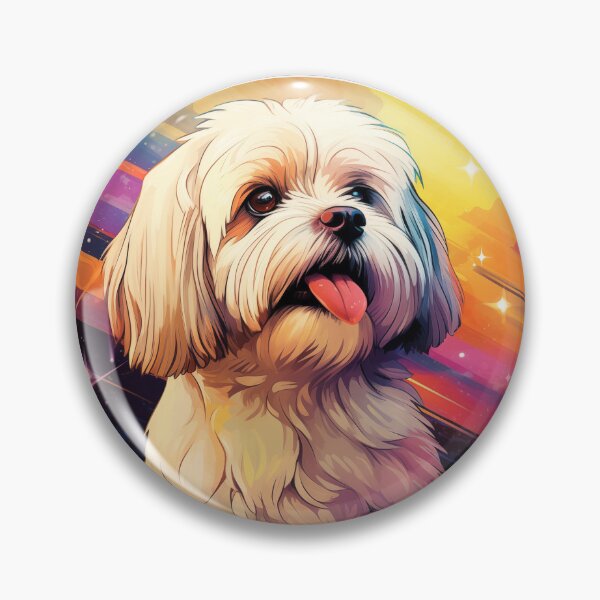 Item preview, Lhasa Apso Retro Space designed and sold by AussieWonders.