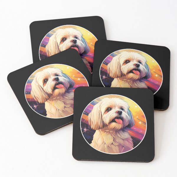 Item preview, Lhasa Apso Retro Space designed and sold by AussieWonders.