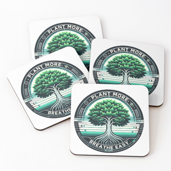 Item preview, Plant More, Breathe Easy - Green Growth Manifesto designed and sold by Kim Leex.