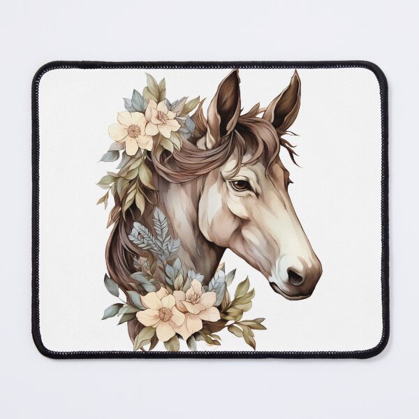 Item preview, Boho Horse Graphic Watercolor Menagerie A Celebration of Animals in Every Form  designed and sold by dcohea.