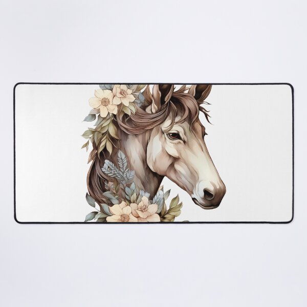 Item preview, Boho Horse Graphic Watercolor Menagerie A Celebration of Animals in Every Form designed and sold by dcohea.