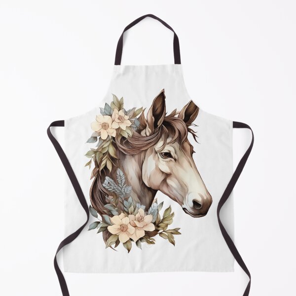Item preview, Boho Horse Graphic Watercolor Menagerie A Celebration of Animals in Every Form designed and sold by dcohea.