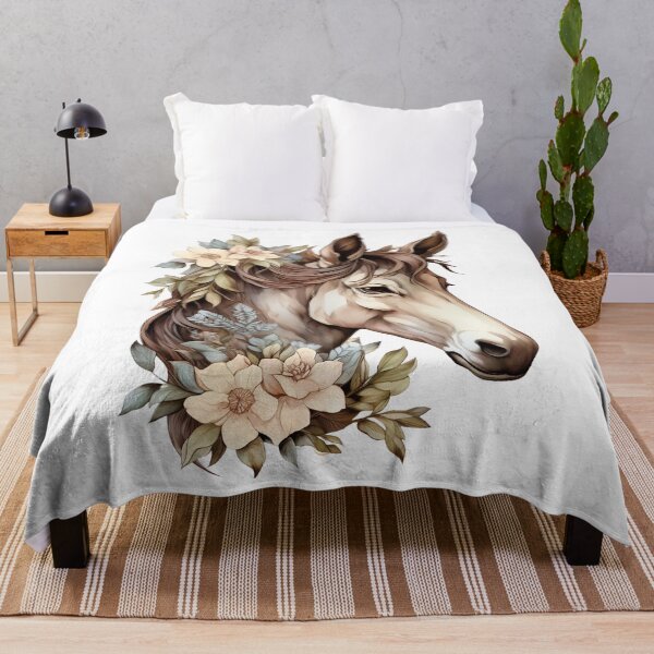 Item preview, Boho Horse Graphic Watercolor Menagerie A Celebration of Animals in Every Form designed and sold by dcohea.