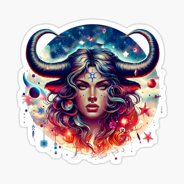 Item preview, Bold Beautiful Feminine Taurus Zodiac Sign  designed and sold by Neerarts.