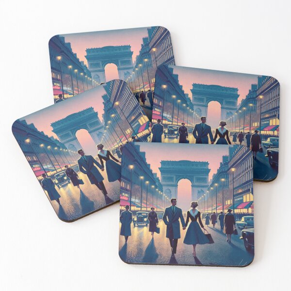 Item preview, Champs-Élysées Stroll - Chic Parisian Twiligh designed and sold by FarBeyound.