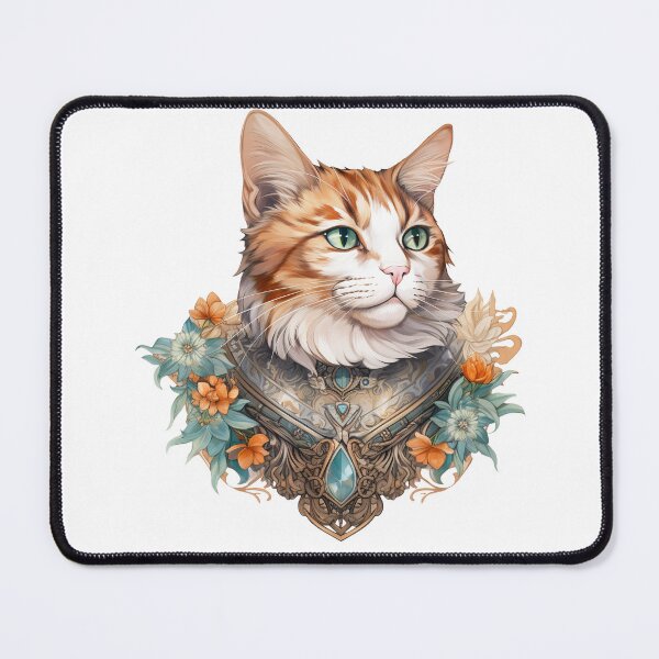 Item preview, Boho Cute Cat Graphic Watercolor Menagerie A Celebration of Animals in Every Form designed and sold by dcohea.