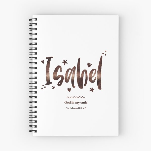 Item preview, Isabel | Hebrews 11 11 | God Is My Oath | Christian Name with Biblical Meaning For Girl | Christian Name Collection designed and sold by Blessed Be Your Name.