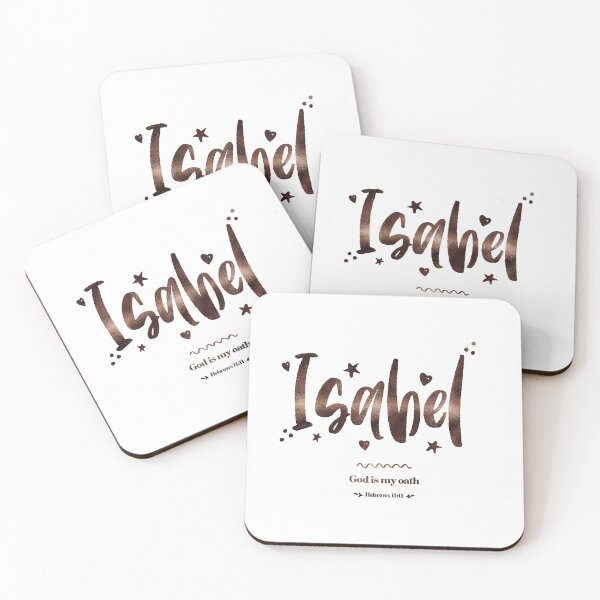 Item preview, Isabel | Hebrews 11 11 | God Is My Oath | Christian Name with Biblical Meaning For Girl | Christian Name Collection designed and sold by Blessed Be Your Name.