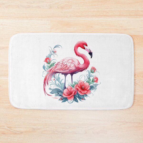 Item preview, Boho Pink Flamingo Graphic Watercolor Menagerie A Celebration of Animals in Every Form  designed and sold by dcohea.