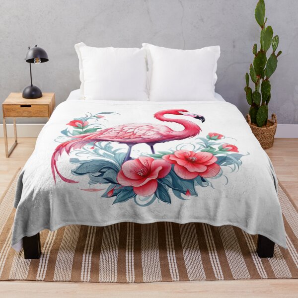 Item preview, Boho Pink Flamingo Graphic Watercolor Menagerie A Celebration of Animals in Every Form designed and sold by dcohea.