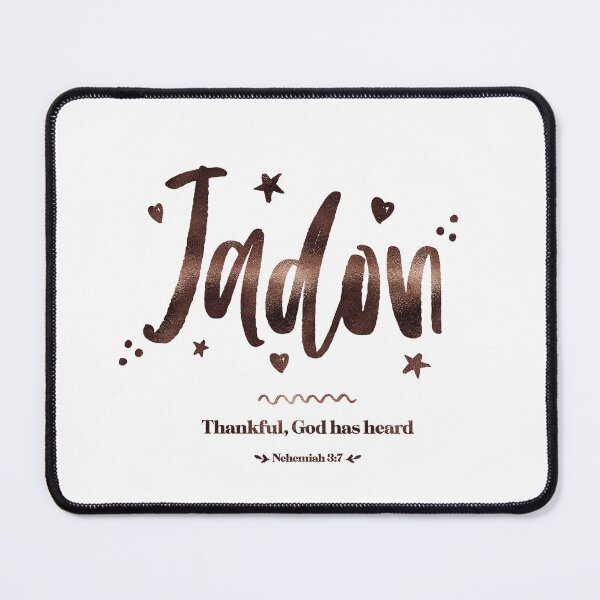 Item preview, Jadon | Nehemiah 3 7 | Thankful God Has Heard | Christian Name with Biblical Meaning For Girl | Christian Name Collection designed and sold by Blessed Be Your Name.