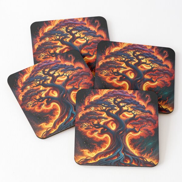 Item preview, Fire Tree, Ai Generated Art  designed and sold by ACC .