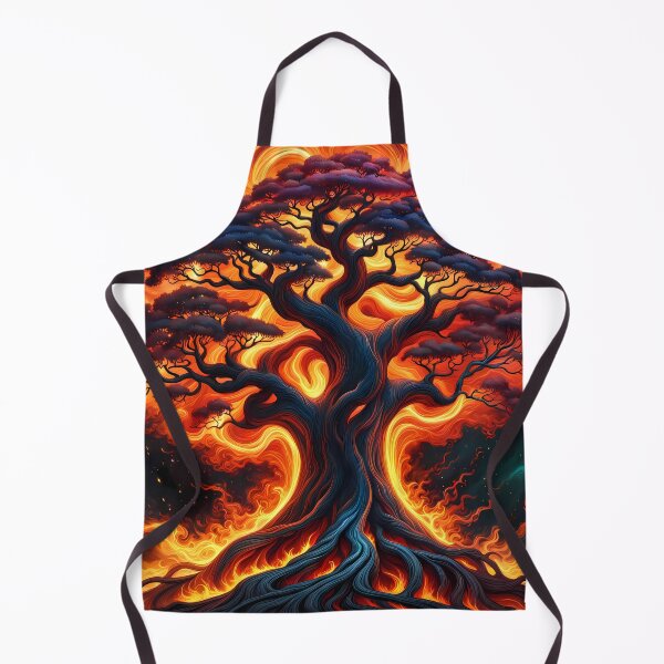 Item preview, Fire Tree, Ai Generated Art designed and sold by ACC .