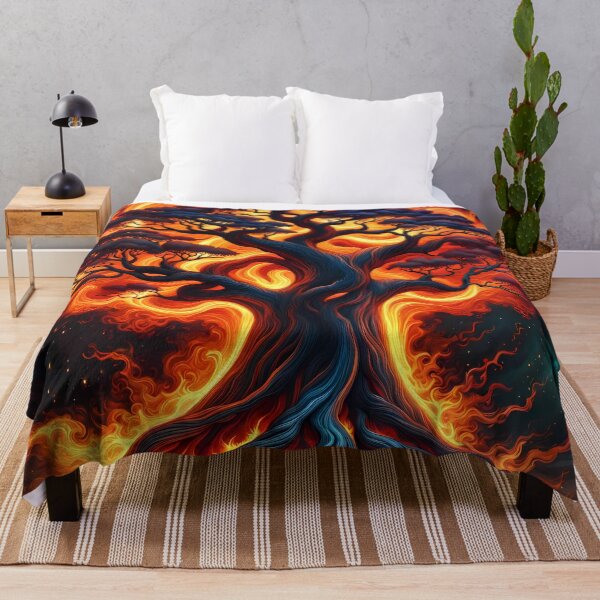 Item preview, Fire Tree, Ai Generated Art  designed and sold by ACC .