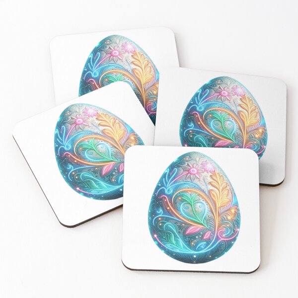 Item preview, easter egg with neon decoration Easter Egg designed and sold by Expressions-Sel.