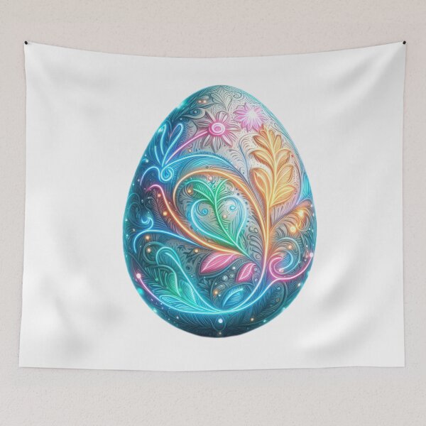 Item preview, easter egg with neon decoration Easter Egg designed and sold by Expressions-Sel.
