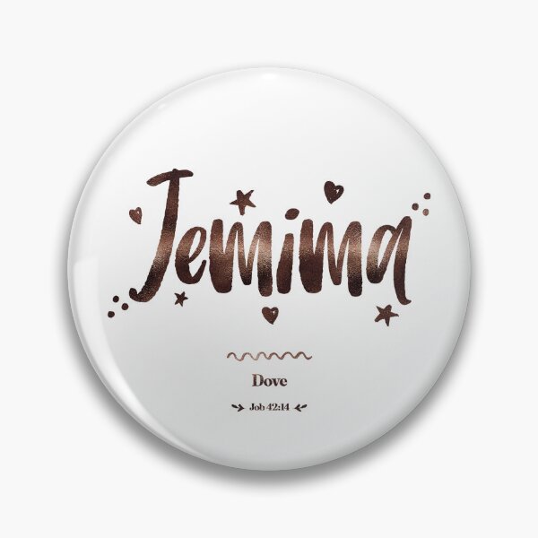 Item preview, Jemima | Job 42 14 | Dove | Christian Name with Biblical Meaning For Girl | Christian Name Collection designed and sold by Blessed Be Your Name.