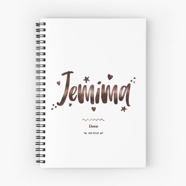 Item preview, Jemima | Job 42 14 | Dove | Christian Name with Biblical Meaning For Girl | Christian Name Collection designed and sold by Blessed Be Your Name.