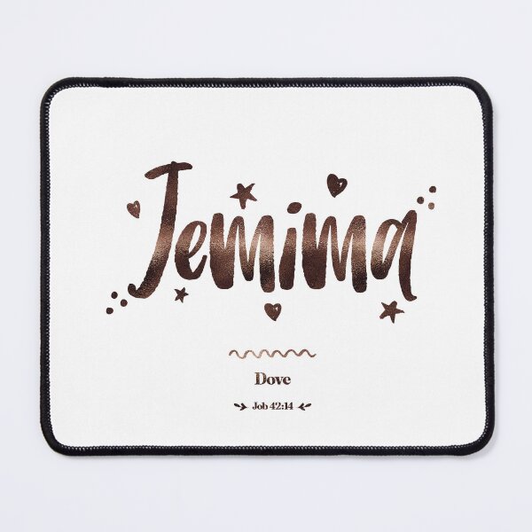 Item preview, Jemima | Job 42 14 | Dove | Christian Name with Biblical Meaning For Girl | Christian Name Collection designed and sold by Blessed Be Your Name.