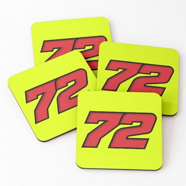 Item preview, Marco Bezzecchi number 72 (2024) designed and sold by OvertakeGP.