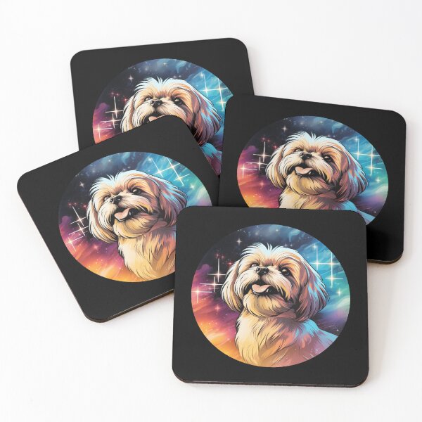 Item preview, Lhasa Apso Retro Space designed and sold by AussieWonders.