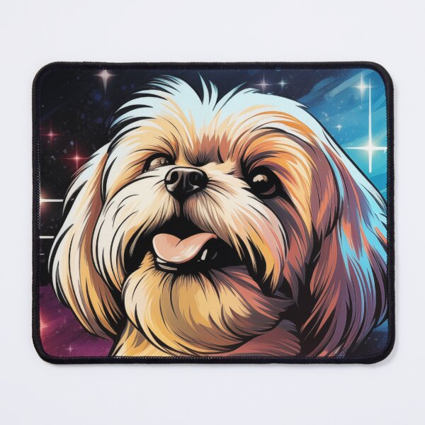 Item preview, Lhasa Apso Retro Space designed and sold by AussieWonders.
