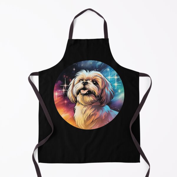 Item preview, Lhasa Apso Retro Space designed and sold by AussieWonders.