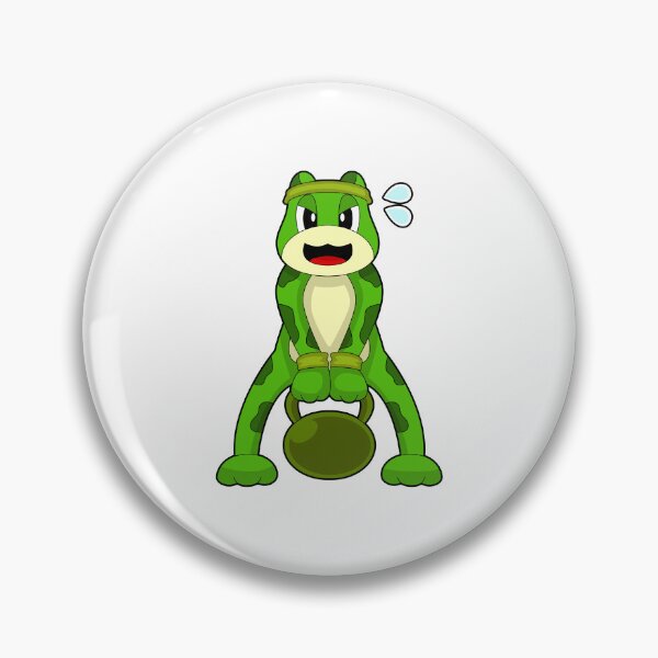 Item preview, Frog Bodybuilder Dumbbell Bodybuilding designed and sold by Snabdesign84.
