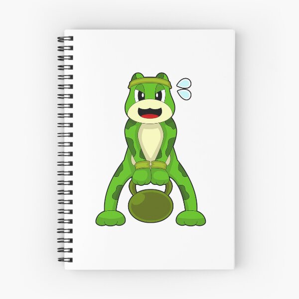 Item preview, Frog Bodybuilder Dumbbell Bodybuilding designed and sold by Snabdesign84.