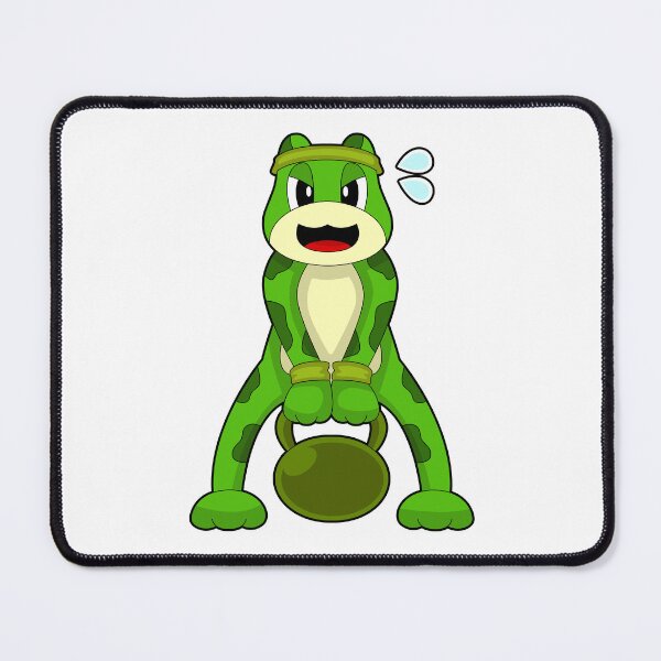 Item preview, Frog Bodybuilder Dumbbell Bodybuilding designed and sold by Snabdesign84.