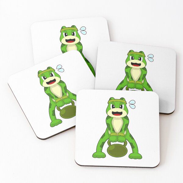 Item preview, Frog Bodybuilder Dumbbell Bodybuilding designed and sold by Snabdesign84.