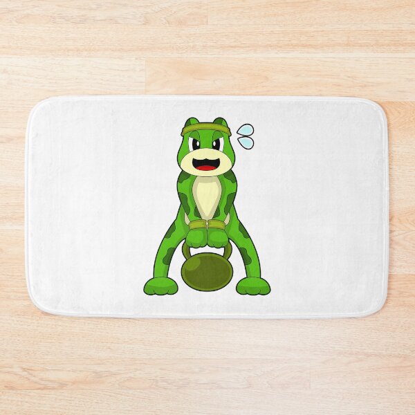 Item preview, Frog Bodybuilder Dumbbell Bodybuilding designed and sold by Snabdesign84.