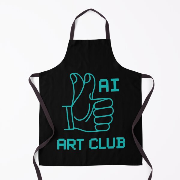 Item preview, AI art club, hand with 2 thumbs parody designed and sold by Gerald Waters.